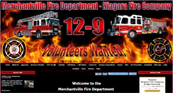 Desktop Screenshot of merchantvillefire.org