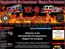 Tablet Screenshot of merchantvillefire.org